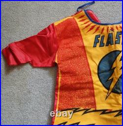 1965 Ben Cooper FLASH COSTUME DC Medium, Seldom Worn, No Box
