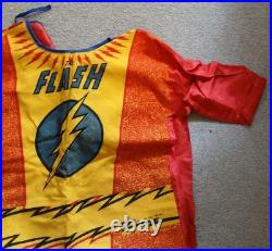 1965 Ben Cooper FLASH COSTUME DC Medium, Seldom Worn, No Box