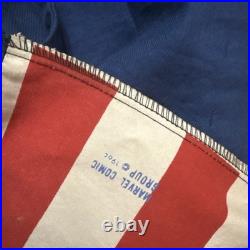 1966 Ben Cooper CAPTAIN AMERICA Halloween Body Suit Hat Belt Shirt Pants