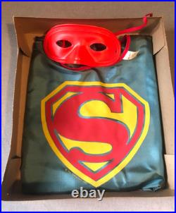 1966 Ben Cooper Superman-new Old Stock Halloween Costume-mib-vintage-large 12-14