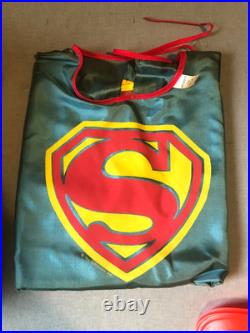 1966 Ben Cooper Superman-new Old Stock Halloween Costume-mib-vintage-large 12-14