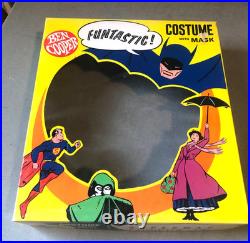1966 Ben Cooper Superman-new Old Stock Halloween Costume-mib-vintage-large 12-14