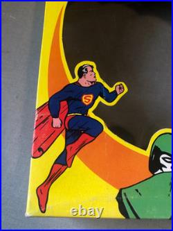 1966 Ben Cooper Superman-new Old Stock Halloween Costume-mib-vintage-large 12-14
