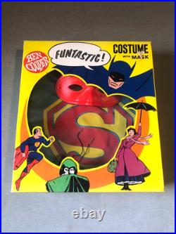 1966 Ben Cooper Superman-new Old Stock Halloween Costume-mib-vintage-large 12-14