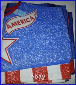 1966 Factory Folded Ben Cooper CAPTAIN AMERICA Halloween Body Suit Small