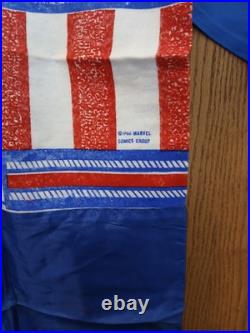 1966 Factory Folded Ben Cooper CAPTAIN AMERICA Halloween Body Suit Small