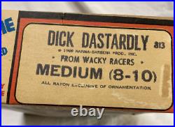 1969 WACKY RACES Dick Dastardly Halloween Costume BEN COOPER Hanna Barbera