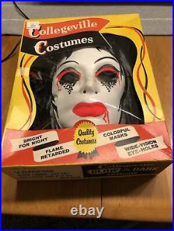 1970s Collegeville Costume Vampire #3293 Large 12-14 Halloween Monster In Box