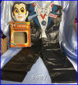 1970s MONSTER SQUAD Dracula Halloween Costume COLLEGEVILLE 1979 TV SHOW Rare
