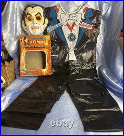 1970s MONSTER SQUAD Dracula Halloween Costume COLLEGEVILLE 1979 TV SHOW Rare
