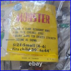 1973 Ben Cooper Frankenstein monster Halloween Costume In Box small 4-6