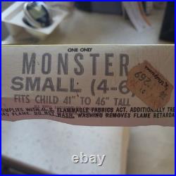1973 Ben Cooper Frankenstein monster Halloween Costume In Box small 4-6