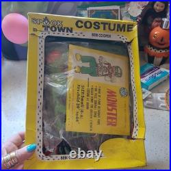 1973 Ben Cooper Frankenstein monster Halloween Costume In Box small 4-6