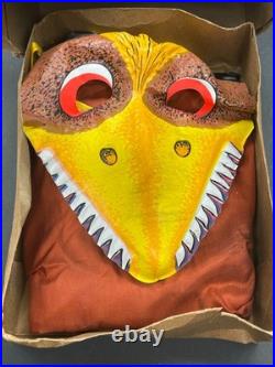 1974 BEN COOPER Halloween Costume/mask Dino-Rama Great Bird (L 12-14)