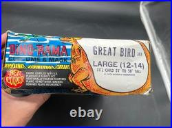 1974 BEN COOPER Halloween Costume/mask Dino-Rama Great Bird (L 12-14)