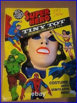 1974 Ben Cooper Super Hero Wonder Woman Tiny Tot size 3-5 Costume