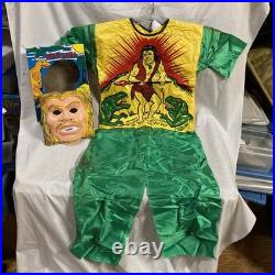 1974 VALLEY OF THE DINOSAURS Caveman Ben Cooper HALLOWEEN COSTUME Hanna Barbera