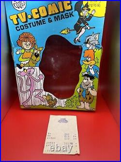 1975 Ben Cooper Halloween Mask Costume Original Box With Receipt