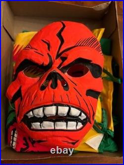 1978 Ben Cooper Capt. America Red Skull Costume in Original Box Rare