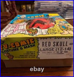 1978 Ben Cooper Capt. America Red Skull Costume in Original Box Rare 1978 Ben Cooper Capt. America Red Skull Costume in Original Box Rare