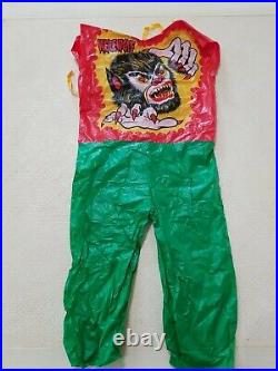 1978 Ben Cooper Girls Werewolf Costume Plastic Childs Vintage CE6