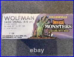 1980 WOLFMAN Halloween Costume Collegeville Ben Cooper COMPLETE