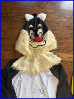 1980's Homemade Costume Sylvester The Cat And Tweety Bird Looney Tunes Adult