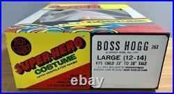 1981 Ben Cooper Dukes of Hazzard Boss Hogg Halloween Costume NIB