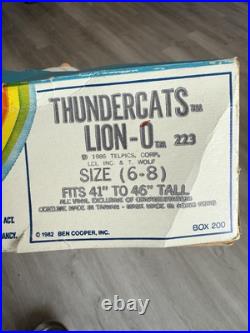 1982 Ben Cooper THUNDERCATS LION-O Halloween Costume VARIATION Animated TV LJN