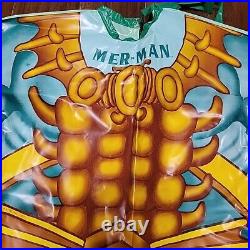 1983 Ben Cooper Masters Of The Universe MER MAN Costume & Mask Halloween