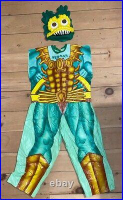 1983 Childs Halloween Costume Masters Of The Universe Mer-man As Is