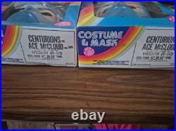 1985 CENTURIONS Ace McCloud HALLOWEEN COSTUME BEN COOPER Kenner Power-PAIR