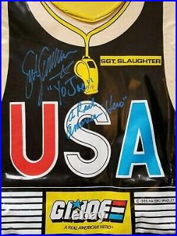 1986 Hasbro SGT Slaughter G. I. Joe Halloween Costume SIGNED BRAND NEW Ben Cooper