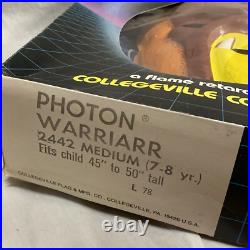 1986 Photon Warrior HALLOWEEN COSTUME COLLEGEVILLE UNUSED NEW Warriarr LJN