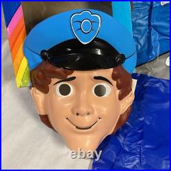1988 POLICE ACADEMY Ben Cooper HALLOWEEN COSTUME Unused RARE Kenner Warner