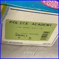 1988 POLICE ACADEMY Ben Cooper HALLOWEEN COSTUME Unused RARE Kenner Warner