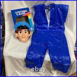 1988 POLICE ACADEMY Ben Cooper HALLOWEEN COSTUME Unused RARE Kenner Warner