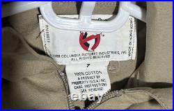 1988 Vintage Original Ghostbusters Beige Jumpsuit Ghost Costume Size Y7