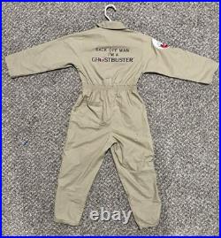 1988 Vintage Original Ghostbusters Beige Jumpsuit Ghost Costume Size Y7