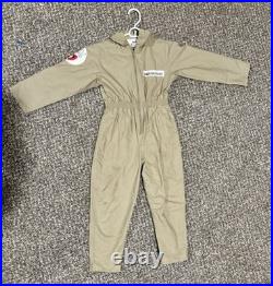 1988 Vintage Original Ghostbusters Beige Jumpsuit Ghost Costume Size Y7