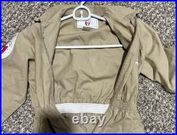 1988 Vintage Original Ghostbusters Beige Jumpsuit Ghost Costume Size Y7
