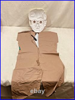 1989 Vintage Ghostbusters Egon Ben Cooper Halloween Costume Complete & Mask RARE