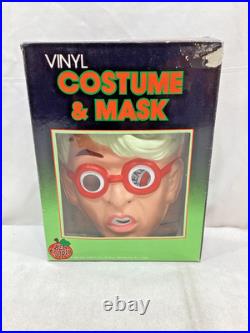 1989 Vintage Ghostbusters Egon Ben Cooper Halloween Costume Complete & Mask RARE