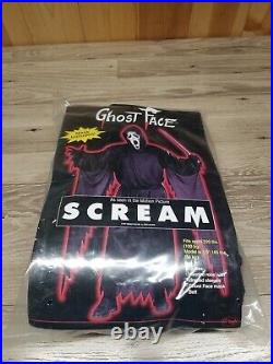 1997 FUN WORLD EASTER UNLIMITED HALLOWEEN GHOST FACE SCREAM COSTUME Complete