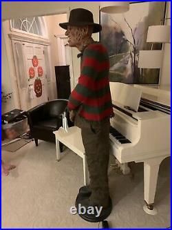 2005 Gemmy Spirit Halloween Freddy Krueger Life-Size 6ft Animatronic Figure Rare