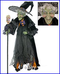 28-628067 Katherine's Collection Greta Green Witch Halloween Doll Hansel Gretel