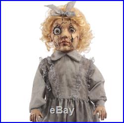 2.9 Ft Abandoned Annie Animatronic Battery Operated Halloween Prop Decoration