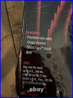 2+BONUS Fun World Scream 4 Ghost Face Costume Adult Pocket In Pack screamer Mask