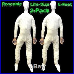 2-PC-Life Size Body-STUFFED POSEABLE DUMMY-Halloween Haunted House Holiday Props 2-PC-Life Size Body-STUFFED POSEABLE DUMMY-Halloween Haunted House Holiday Props