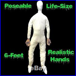 2-PC-Life Size Body-STUFFED POSEABLE DUMMY-Halloween Haunted House Holiday Props